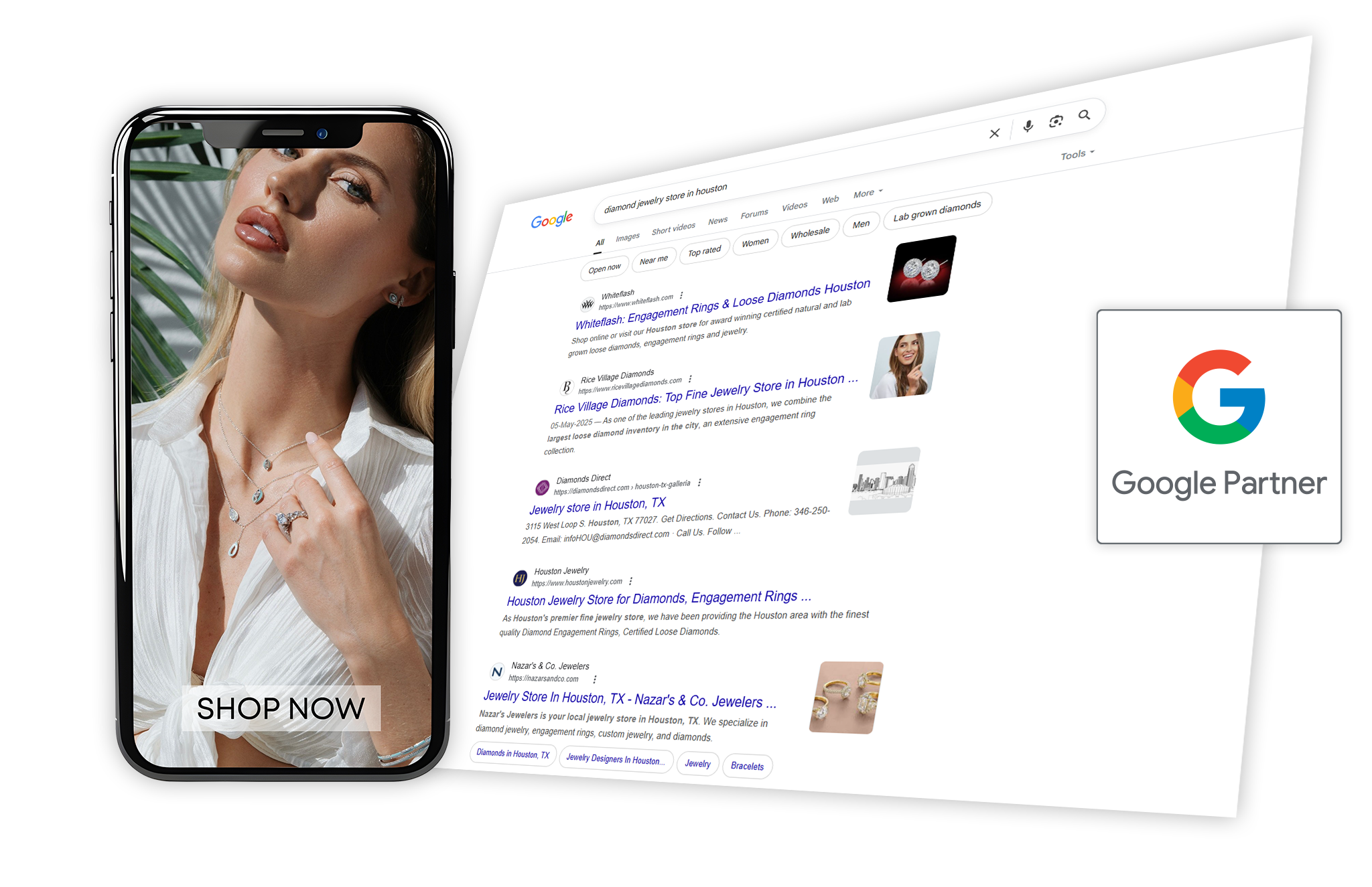 Google Ads 1 Google Ads Expertise for Prestigious Jewelry Brands