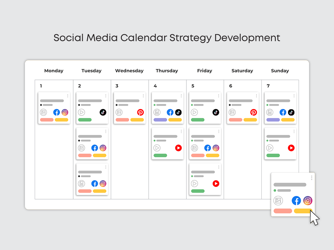 Social Media Calendar Strategy Development